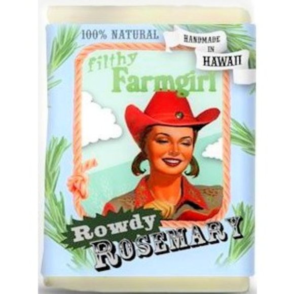 Filthy Farmgirl Other - 100% Natural Organic Soap. Rowdy Rosemary. Handmade in Hawaii. 7oz.